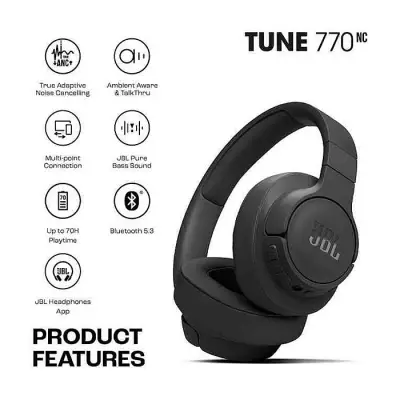 JBL Tune 770NC Wireless Over Ear Headphones